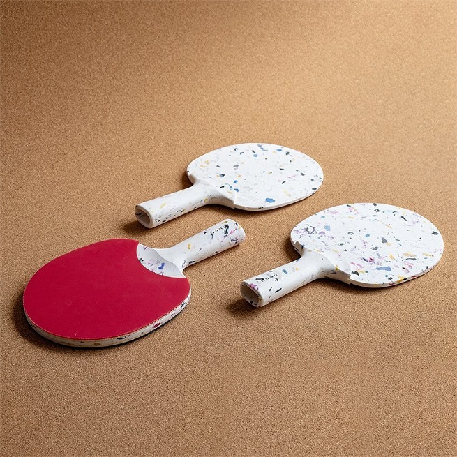Gemas! Bet Ping Pong Motif Terrazzo yang Ramah Lingkungan