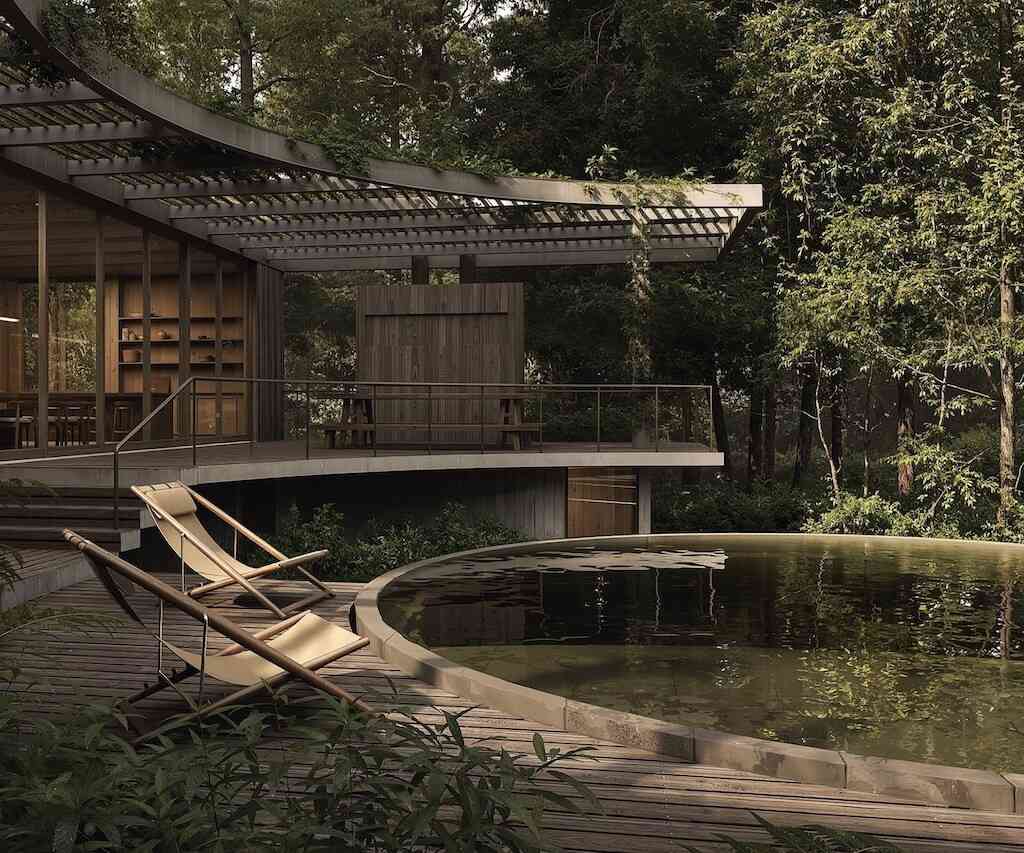 Rumah Ini Berputar Mengikuti Letak Pepohonan Hutan Argentina