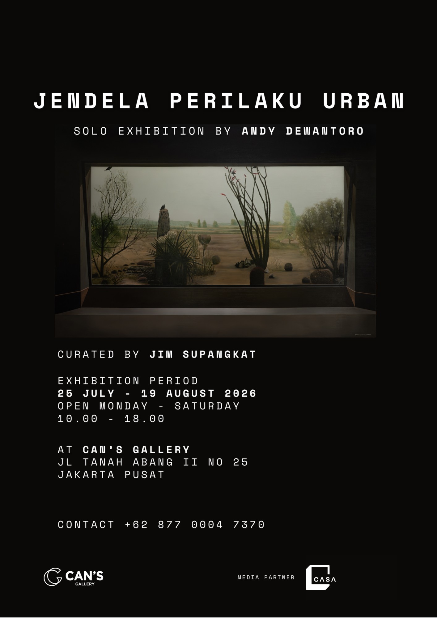 Solo Exhibition by Andy Dewantoro - Jendela Perilaku Urban