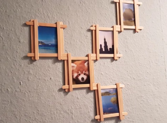 5 Ide Hiasan Dinding dari Stik Es Krim Kreatif