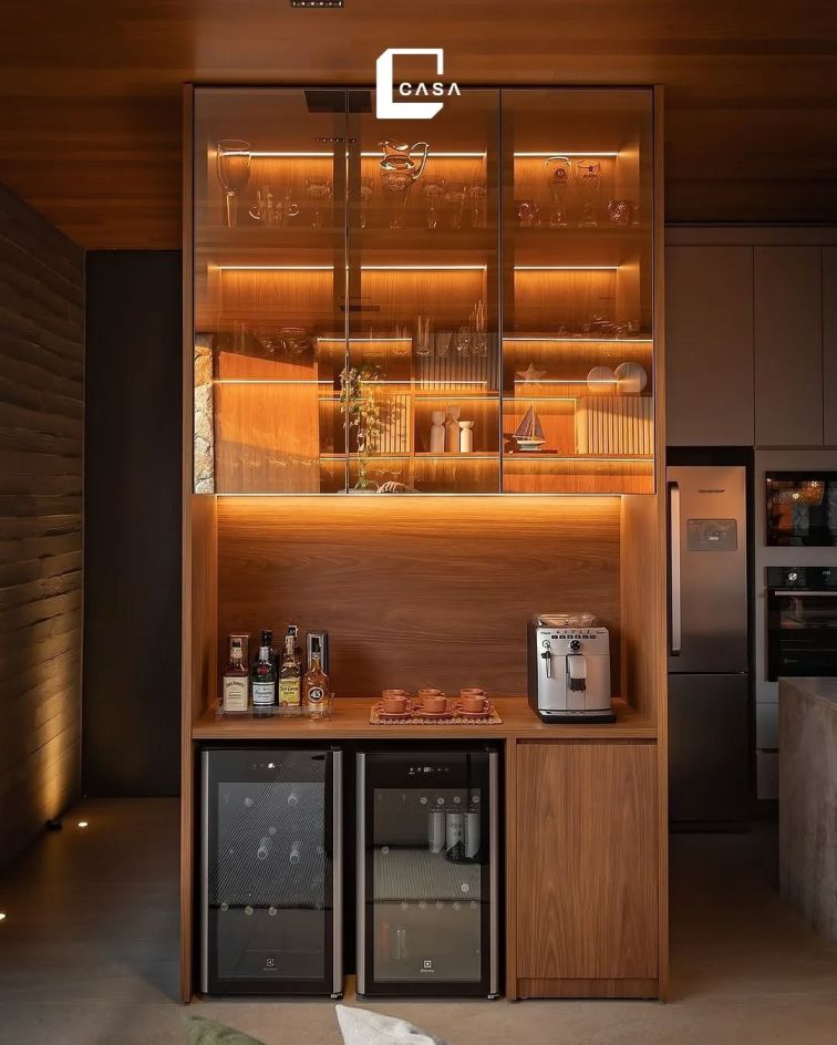 Buat Dapur Lebih Fungsional! 5 Contoh Mini Bar Dapur Kecil!