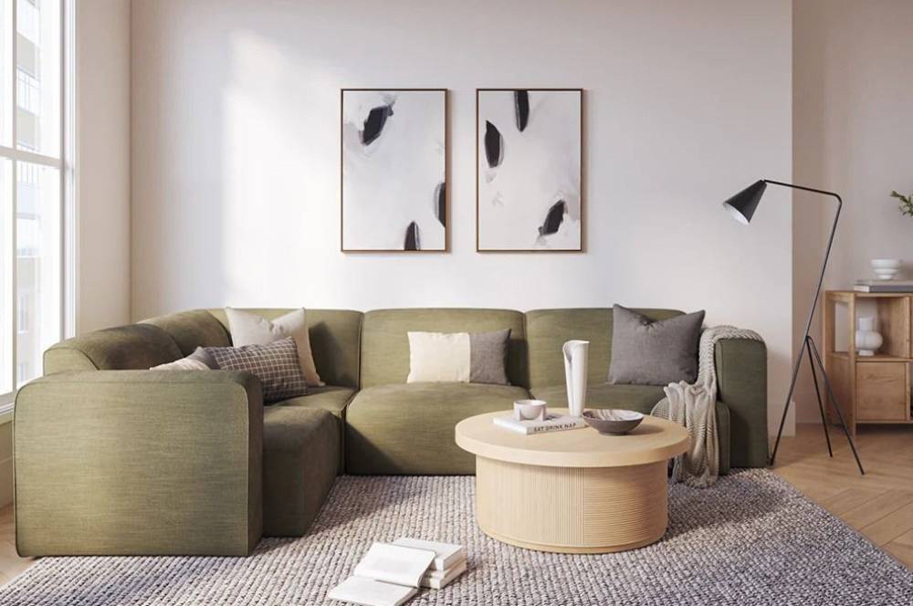 6 Pilihan Material dan Warna untuk Kursi Sudut Sofa