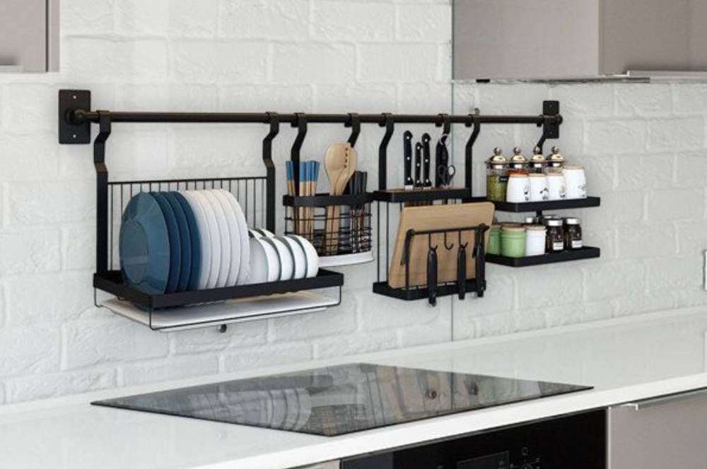 6 Rak Dapur Serbaguna untuk Menata Area Memasak
