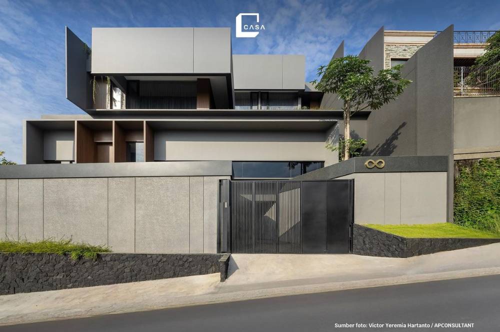 6 Model Pagar Tembok Minimalis, Solusi Fasad Rumah Modern