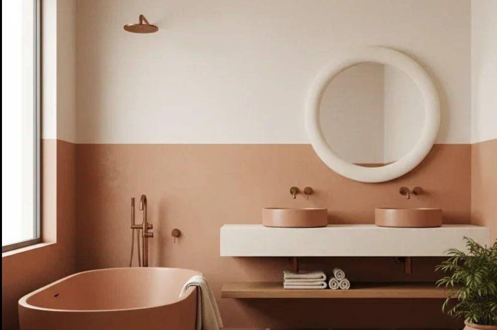 Bukan Putih, 5 Warna Ini Bikin Kamar Mandi Terasa Luas
