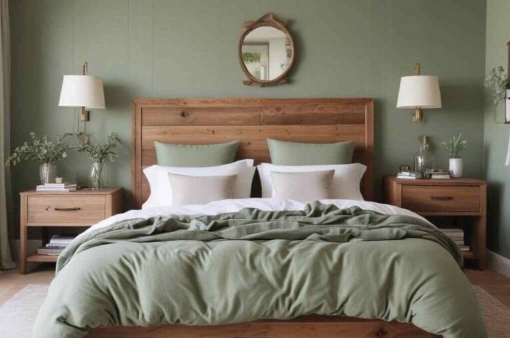 9 Ide Kamar Tidur Warna Sage Aesthetic, Simpel dan Nyaman!