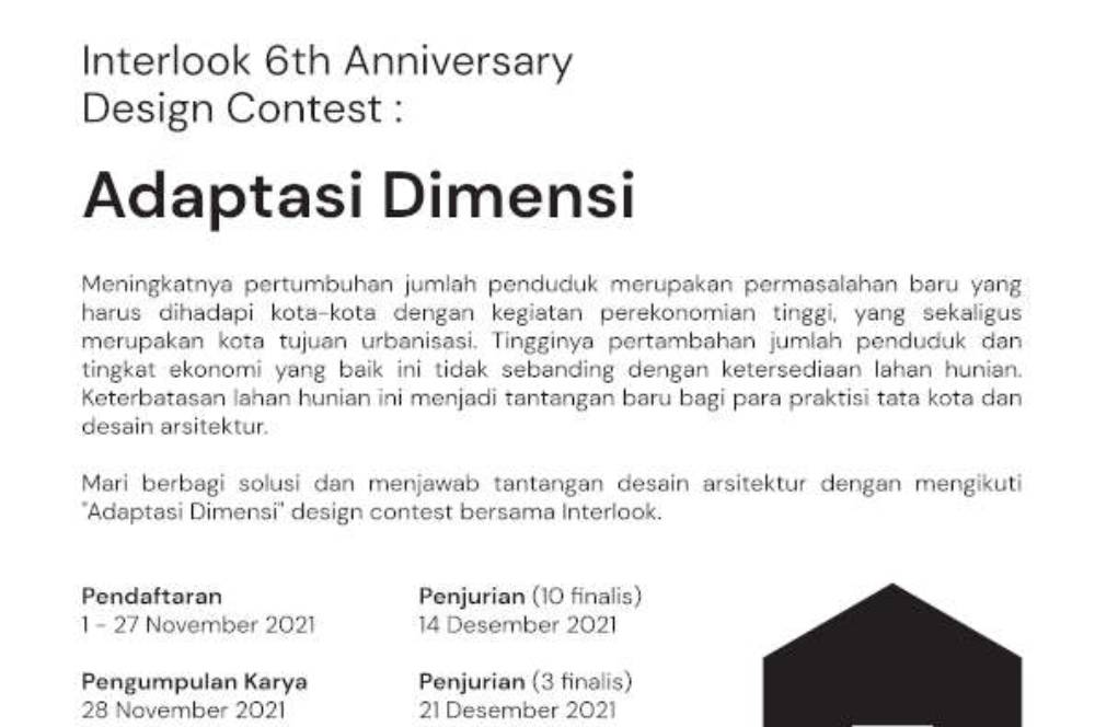 ADAPTASI DIMENSI - Interlook 6th Anniversary Design Contest 