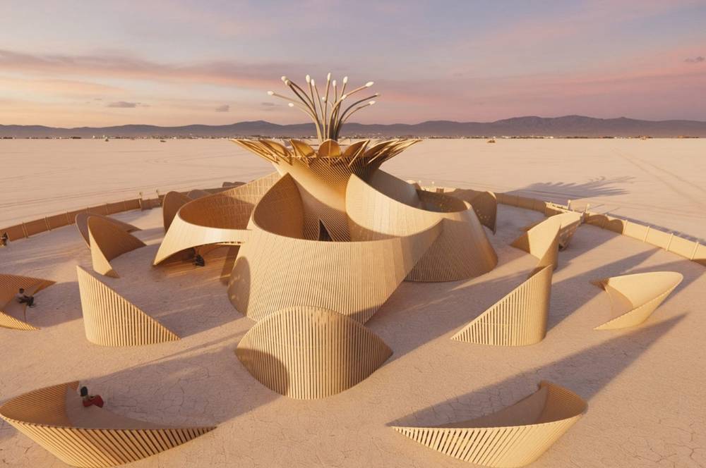 Sambut Tampilan Baru Festival Seni Burning Man Temple 2026!