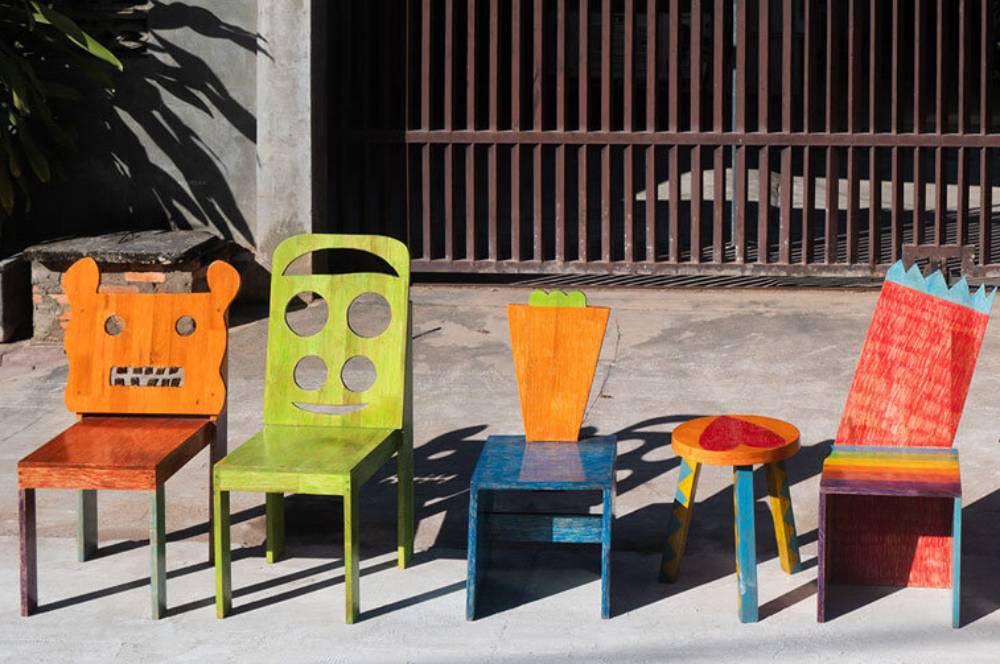 Kreatif! Coretan Imajinatif Anak, Bisa jadi Kursi Sungguhan