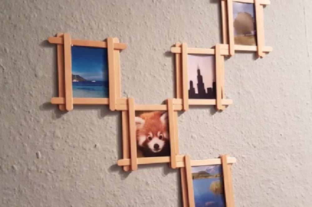 5 Ide Hiasan Dinding dari Stik Es Krim Kreatif