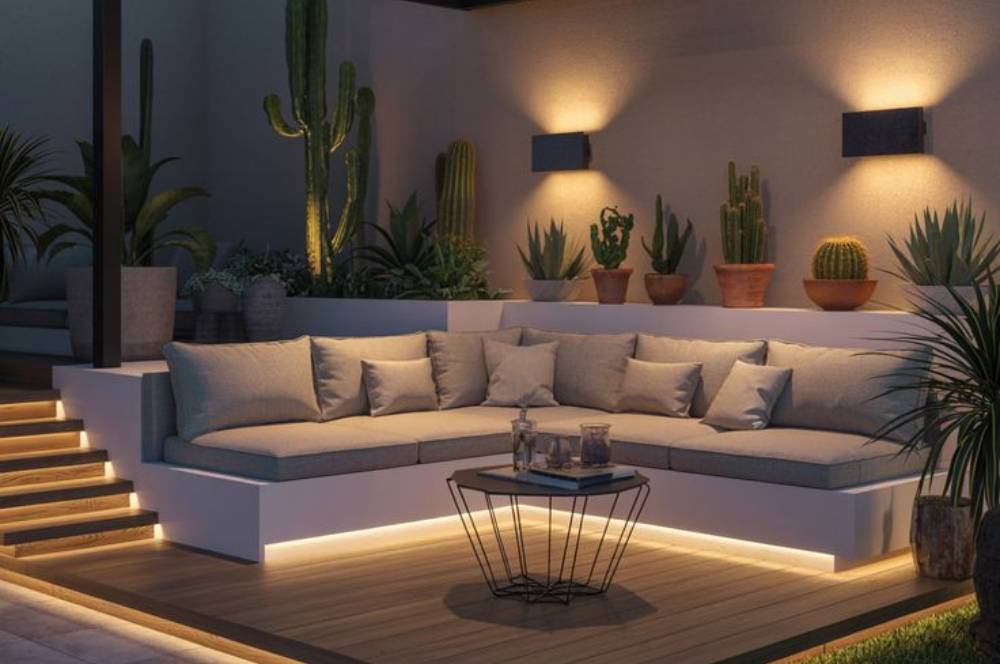 Inspirasi Model Teras Rumah Letter L Terbaru, Desain Modern