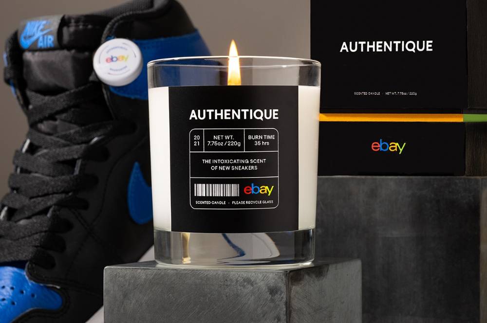 eBay Mengeluarkan Lilin Beraroma Sneakers Baru