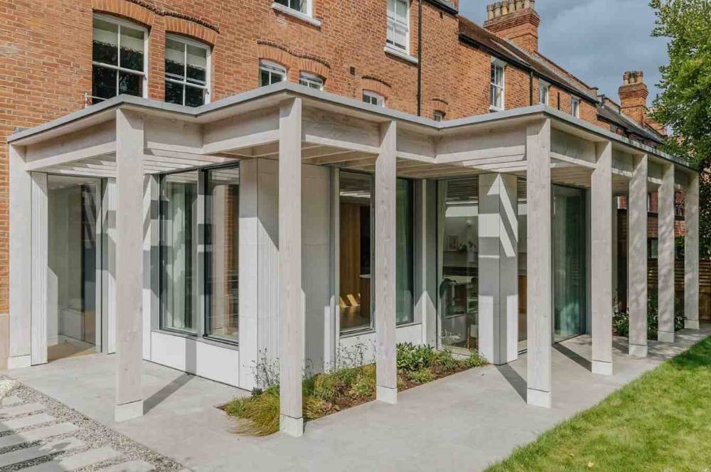 Rumah di London ini Gunakan Zonasi Ruang Tanpa Dinding