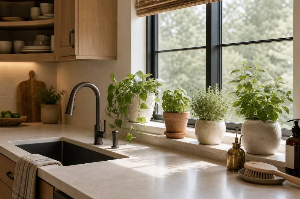 6 Tanaman yang Diam-Diam Bikin Dapur Lebih Segar