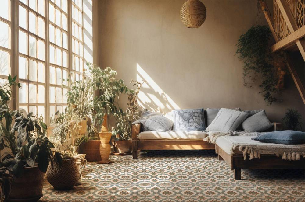 5 Cara Memadukan Tegel Lantai Jadul dengan Interior Modern