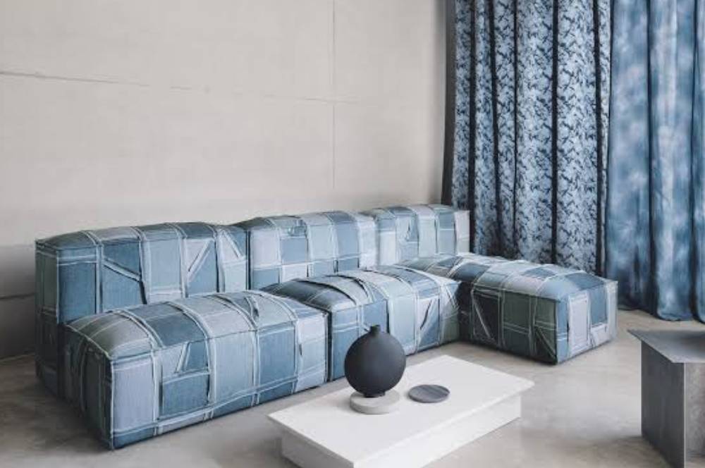 Bukan Cuma Untuk Pakaian, Denim Jadi Tren Interior Baru