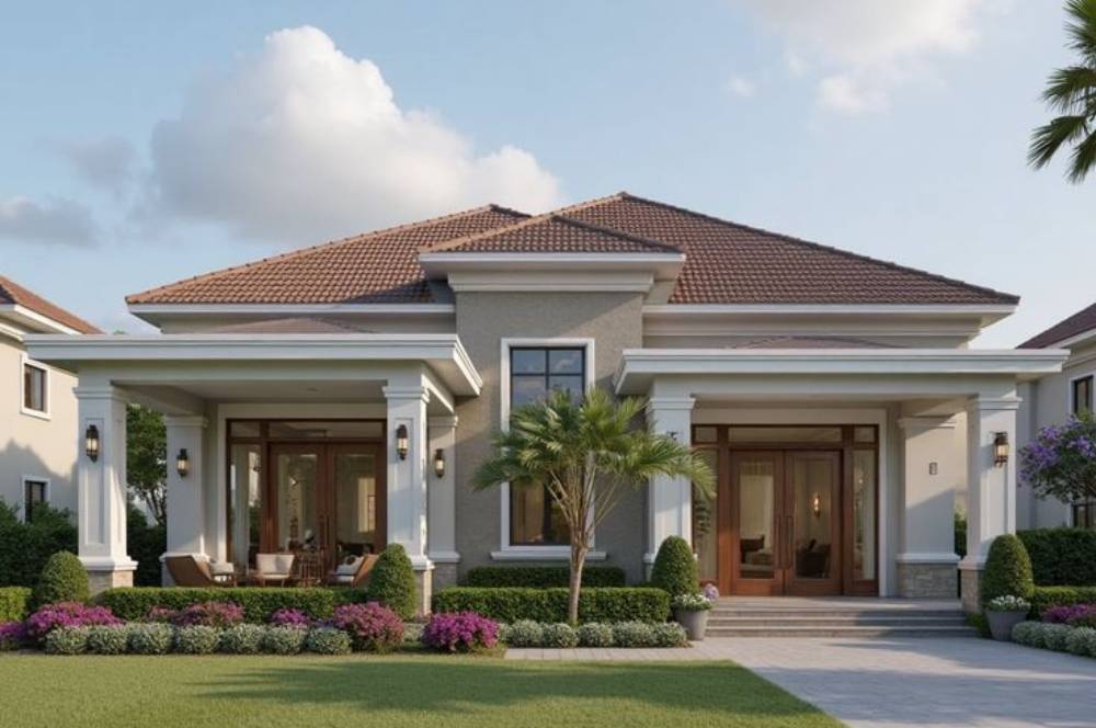 Model Teras Rumah Atap Limas Terbaru dengan Sentuhan Modern