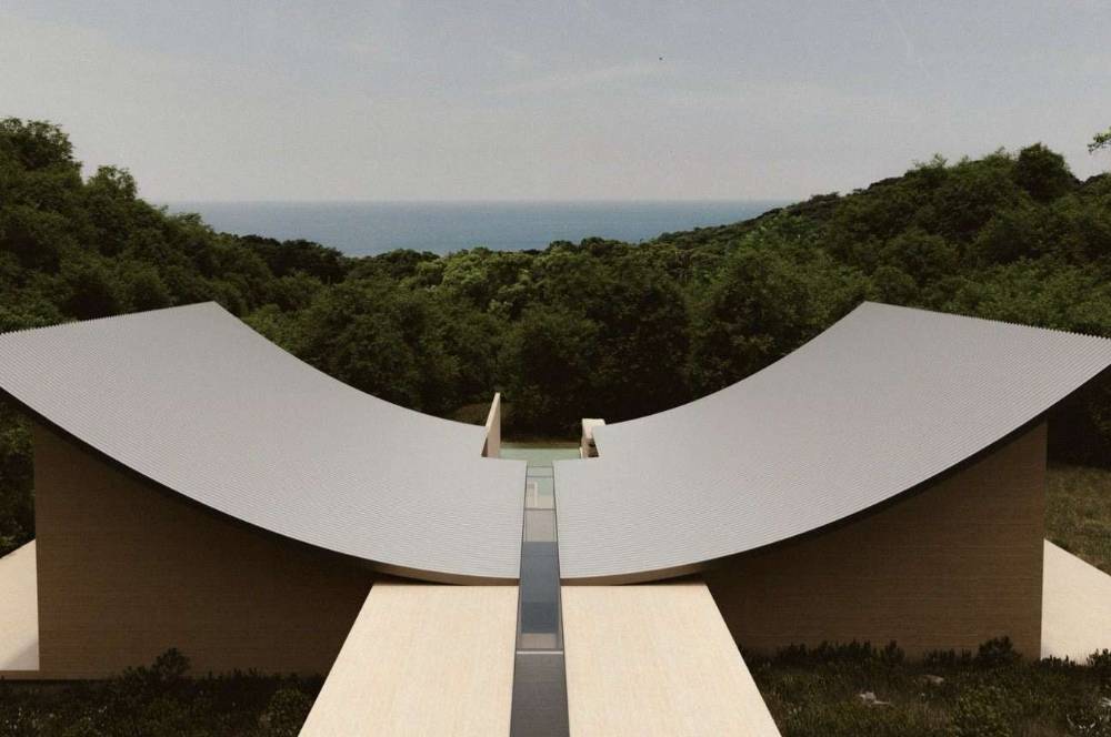 Vila Unik di Jepang dengan Skylight yang Mengalirkan Hujan!