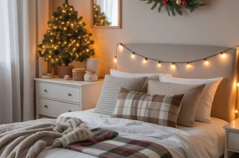 Cara Menghias Kamar dengan Lampu Natal yang Mudah dan Indah!