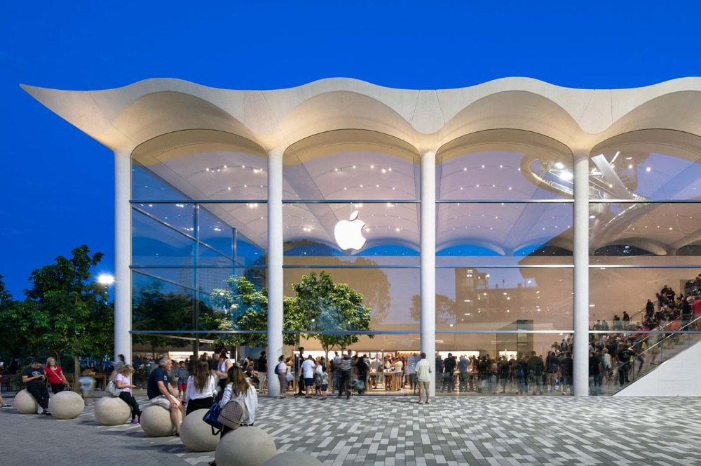 Intip Keunikan Apple Store di Mall Aventura Miami