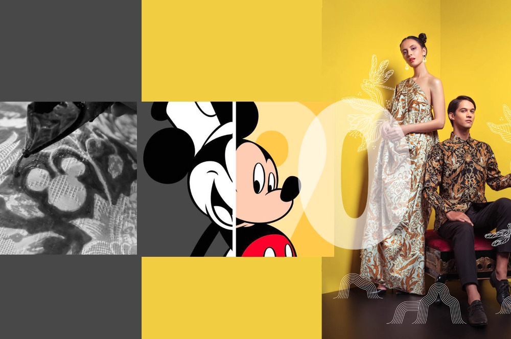 Temukan 9 Motif Mickey Mouse Disney di Batik Iwan Tirta