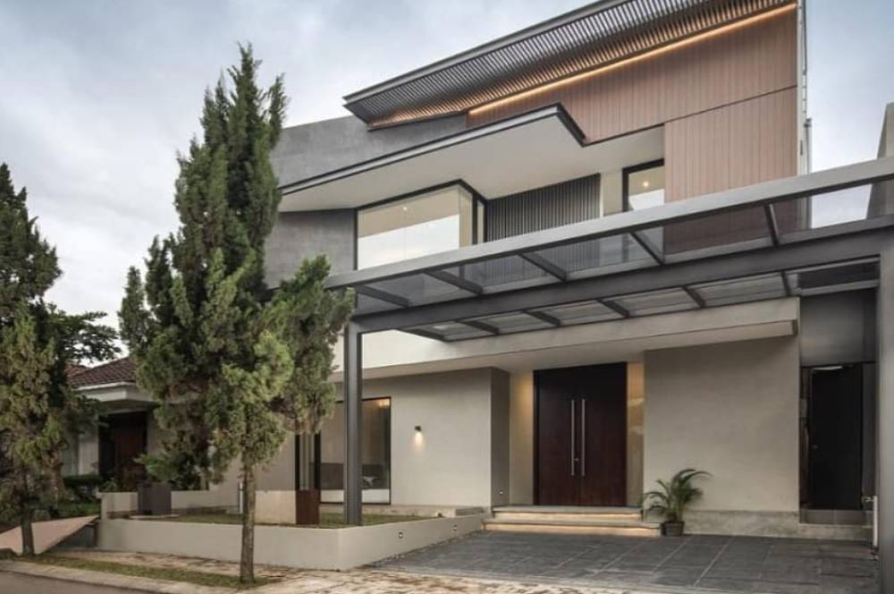 7 Desain Keramik Garasi Mobil Mewah yang Tampil Premium