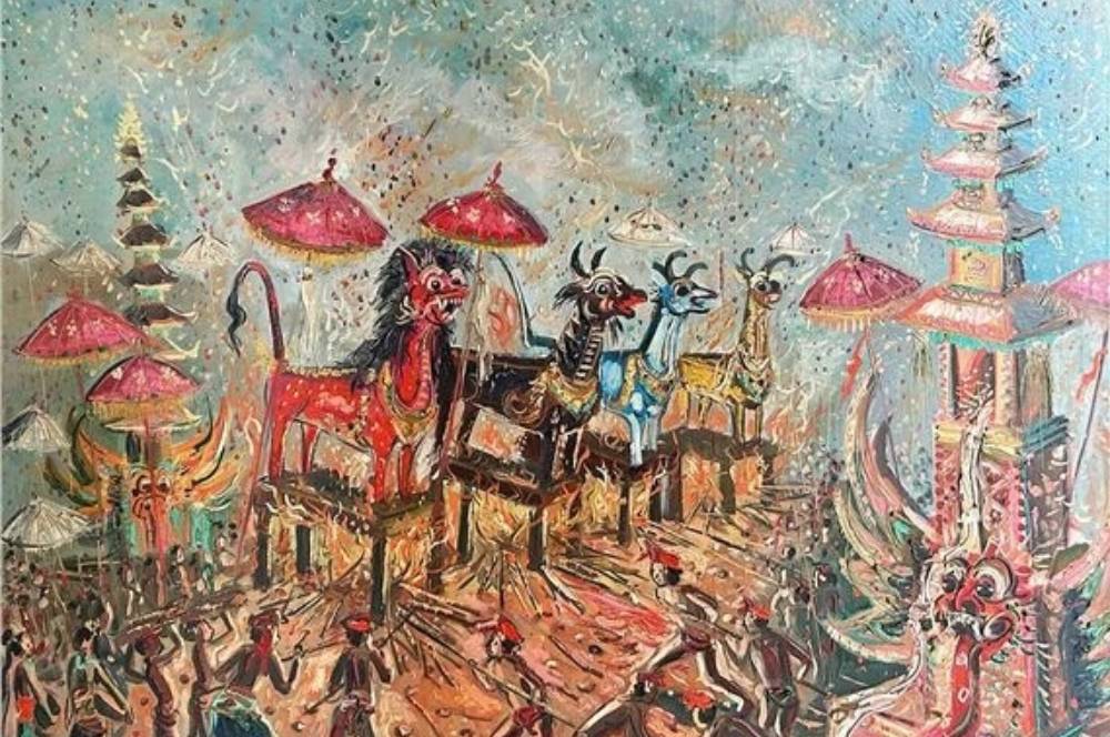 7 Contoh Lukisan Realisme Kegiatan Masyarakat Bali