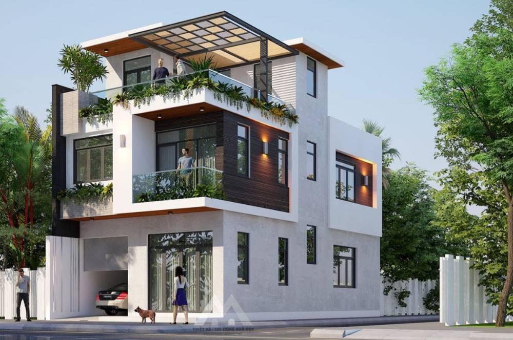 Keren! Ide Desain Rumah 3 Lantai dengan Rooftop Kekinian