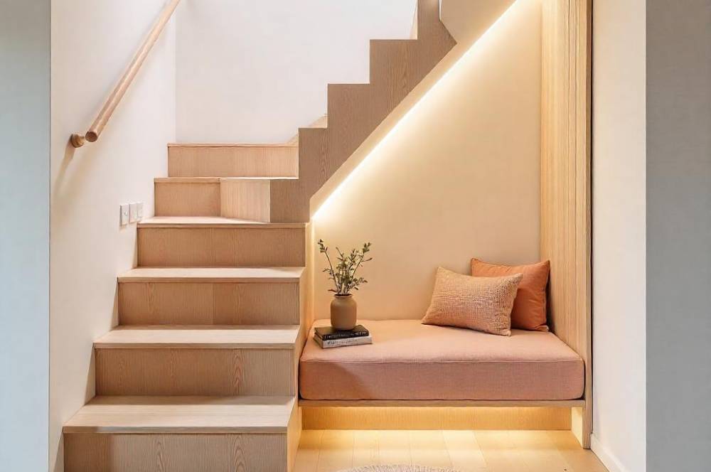 Ide Desain Tangga Rumah Sempit Sederhana yang Hemat Ruang