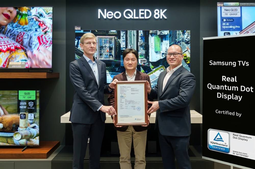 Samsung QLED Resmi Tersertifikasi Real Quantum Dot Display