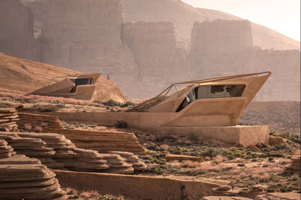 Rumah Observatorium Ala Film Sci-Fi di Gurun Terpencil Utah