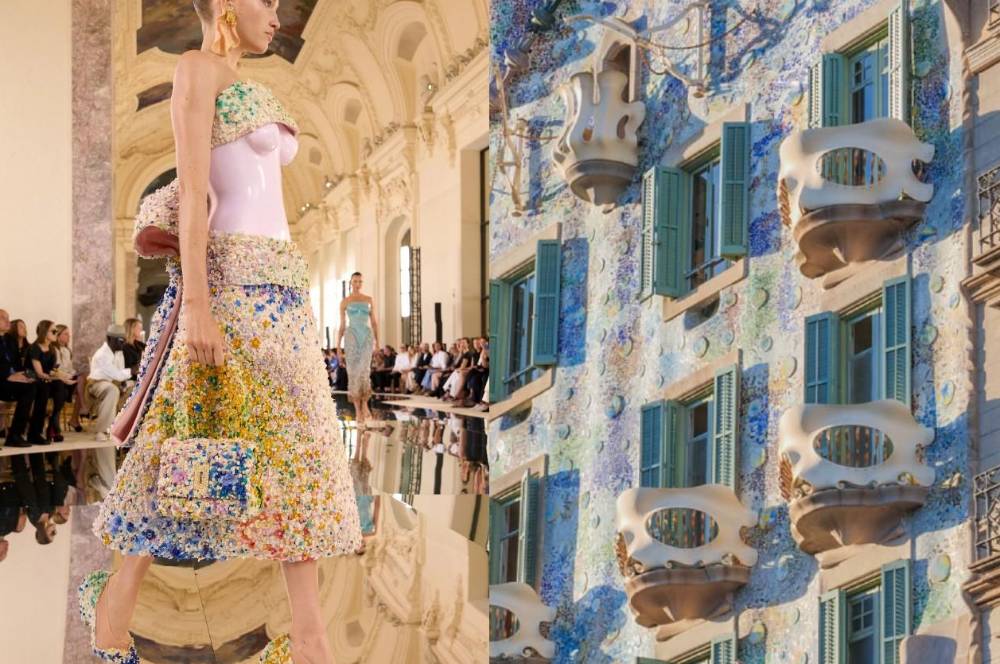 Jejak Arsitektur Gaudí di Koleksi Terbaru Schiaparelli