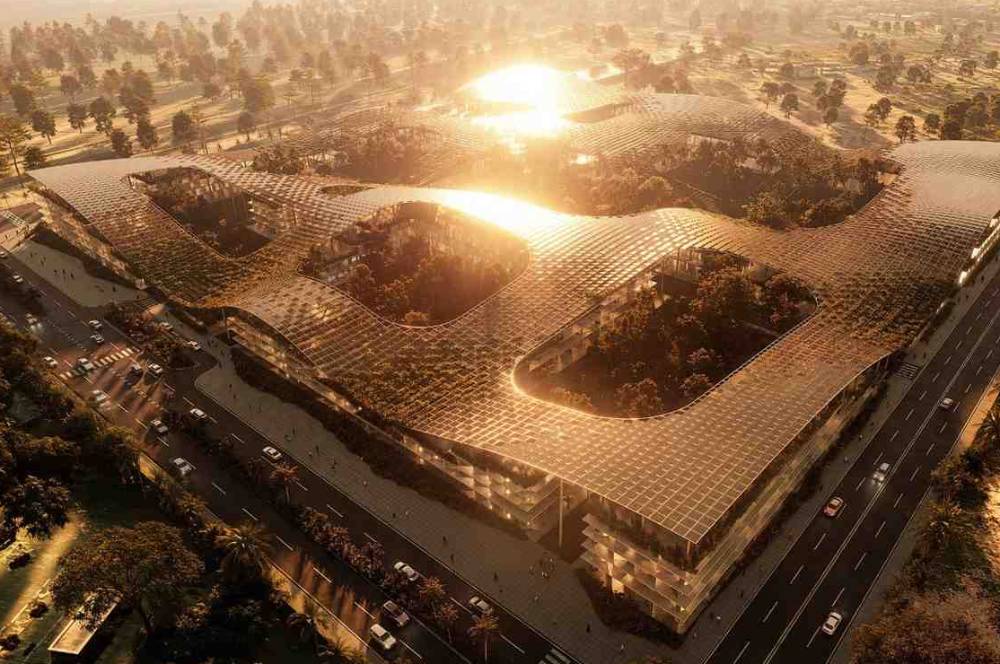 Kanopi Surya Raksasa Selimuti WTC Biotic Brasilia