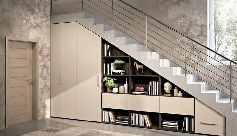 5 Inspirasi Desain Lemari Bawah Tangga HPL yang Menarik!
