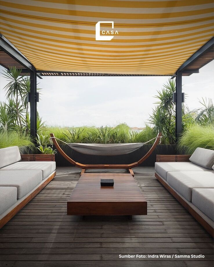 Ini Desain Teras Rooftop untuk Rumah Kecil, Menarik!