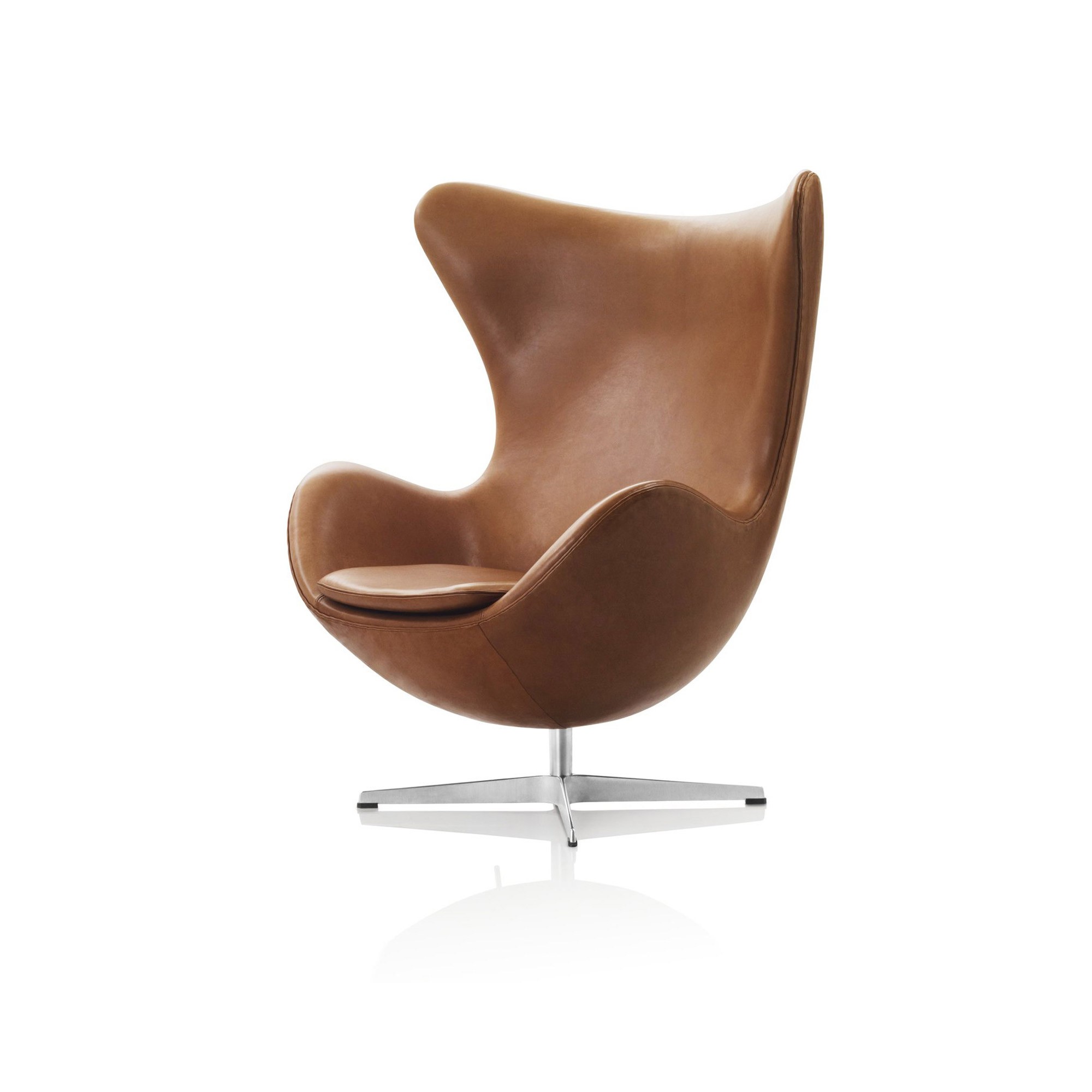 Egg Chair karya Arne Jacobsen pada tahun 1958 yang diproduksi oleh The Republic Fritz Hansen.