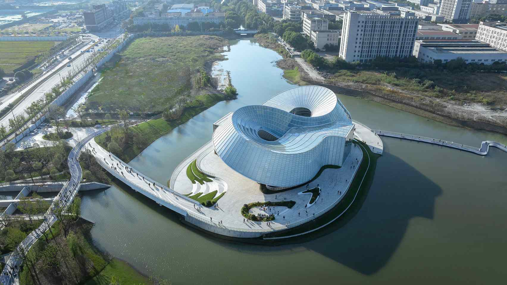 Museum Berbentuk Infinity Karya Aedas Hadir di Hangzhou