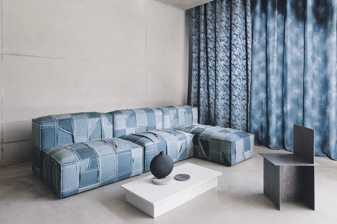 Bukan Cuma Untuk Pakaian, Denim Jadi Tren Interior Baru