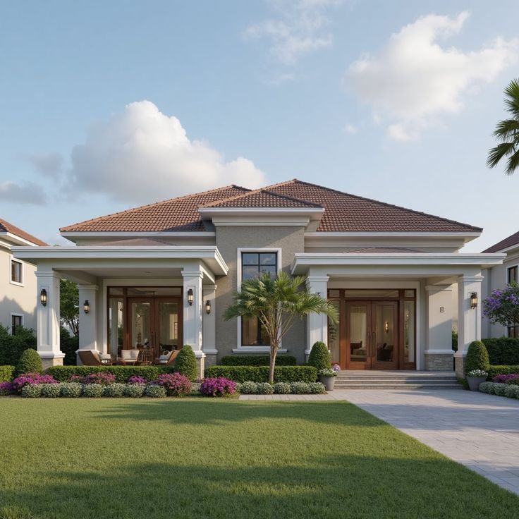 Model Teras Rumah Atap Limas Terbaru dengan Sentuhan Modern