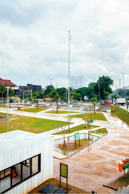 Area RPTRA Kalijodo yang terletak di Jakarta Barat.