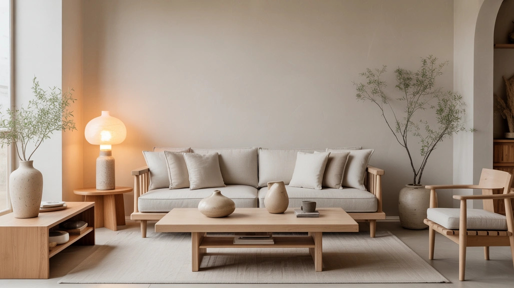 Hangat! 7 Gaya Cat Rumah Warna Cream Muda