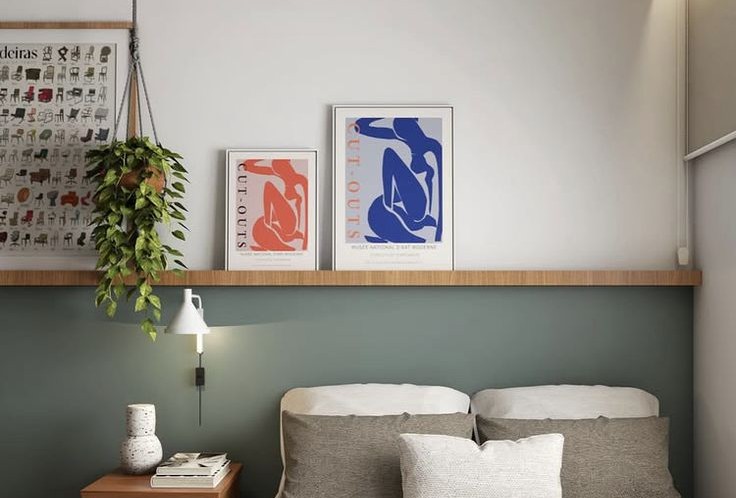 Kamar Tidur Anti Sempit! 7 Inspirasi Kombinasi 2 Warna Cat