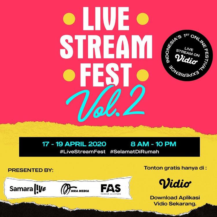 Live Stream Fest Vol. 2 Kembali Hadir Menghibur Anda