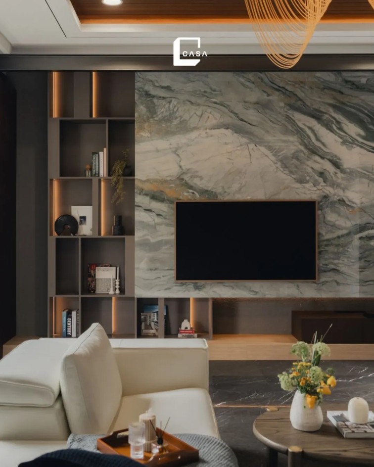 6 Model Backdrop TV Terbaru, Ruang Keluarga Makin Elegan!