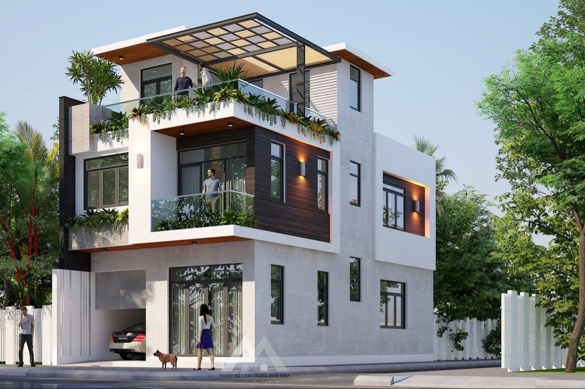 Keren! Ide Desain Rumah 3 Lantai dengan Rooftop Kekinian