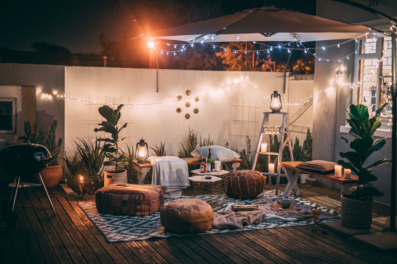 Tips Dekorasi Teras Rumah dengan Lampu String, Bikin Estetik