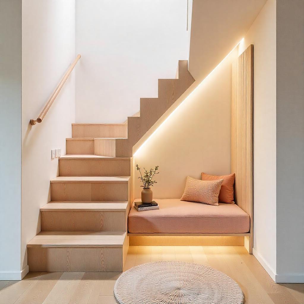 Ide Desain Tangga Rumah Sempit Sederhana yang Hemat Ruang