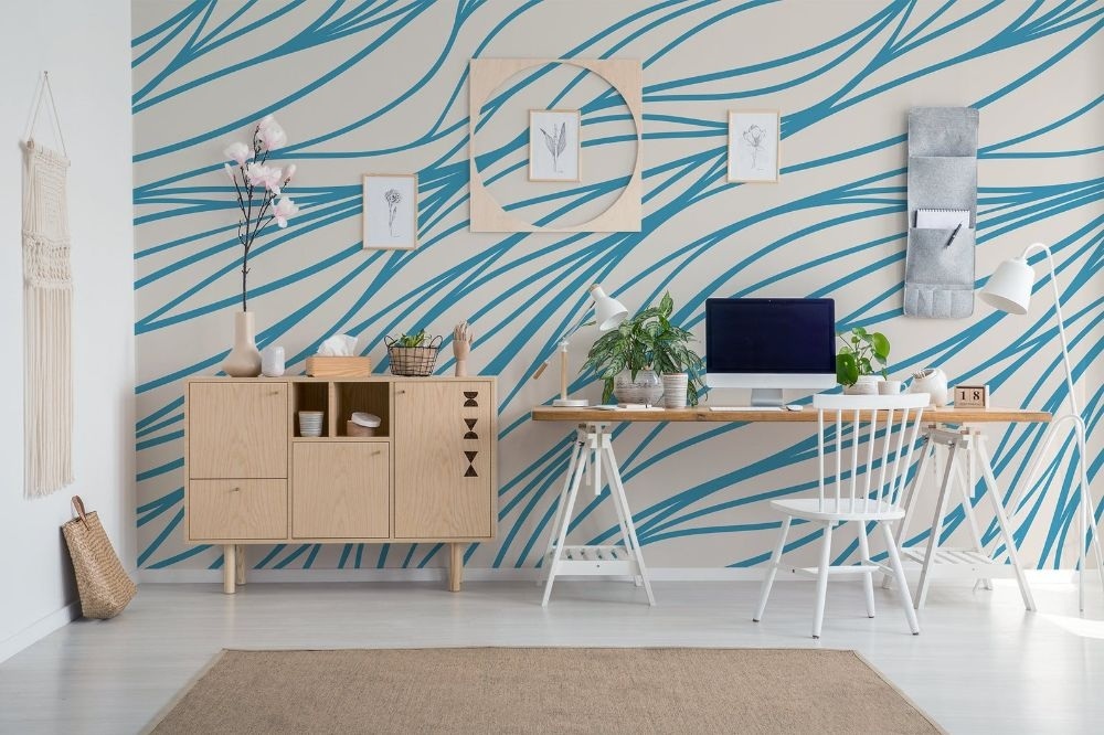 Motif Cat Dinding 2 Warna, Inspirasi Rumah Idaman Anda