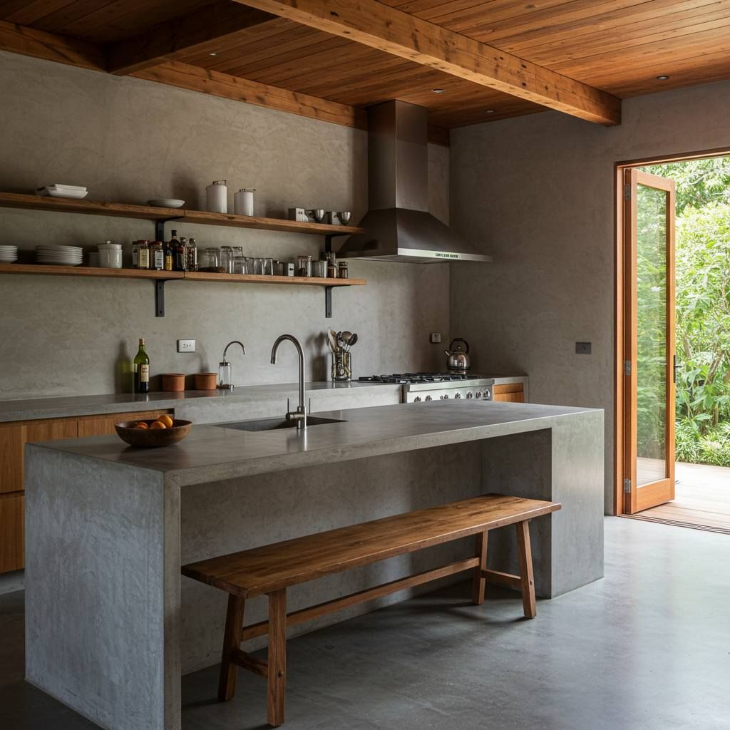 Ukuran Meja Dapur Cor Minimalis: Panduan untuk Dapur Nyaman