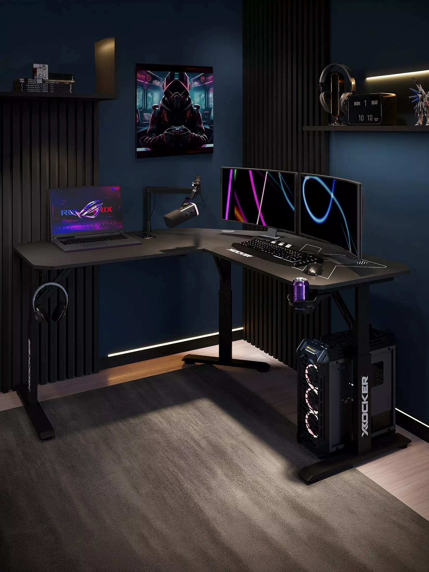 5 Meja Komputer Gaming untuk Setup Makin Estetis